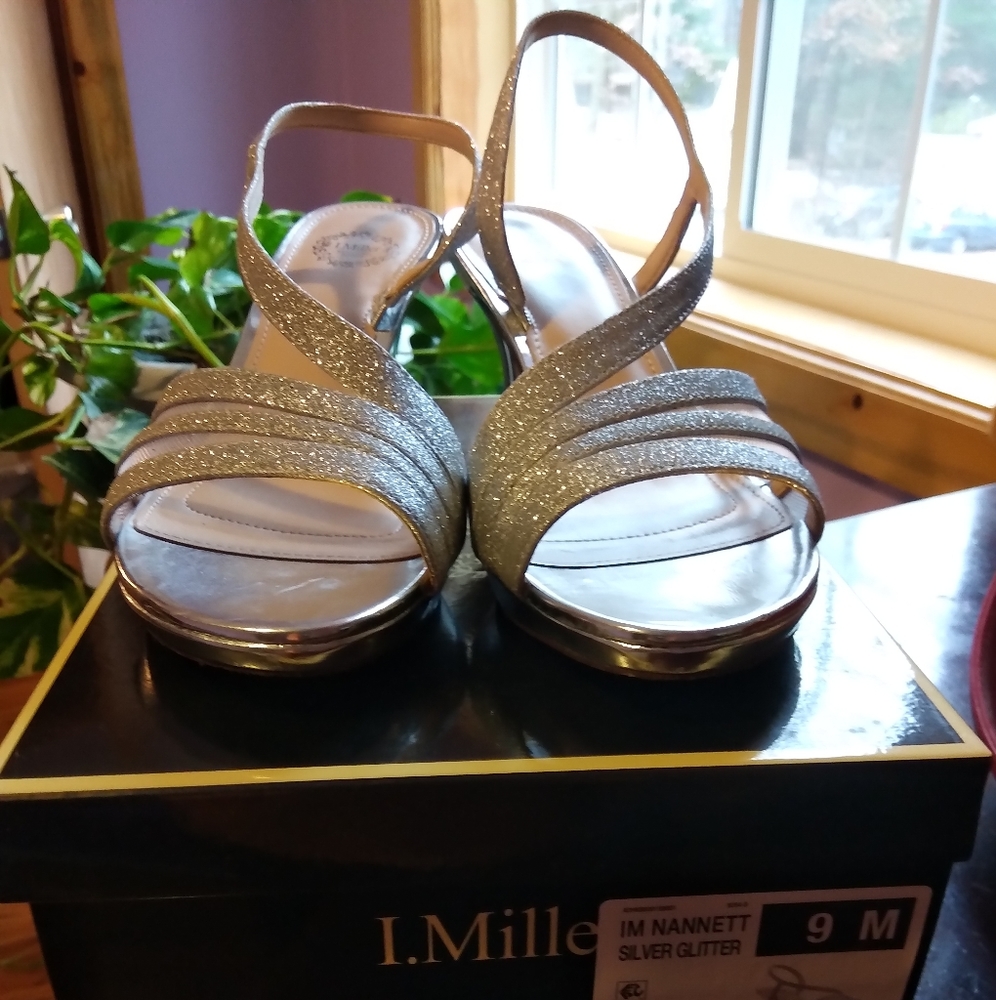 I Miller Silver Heels